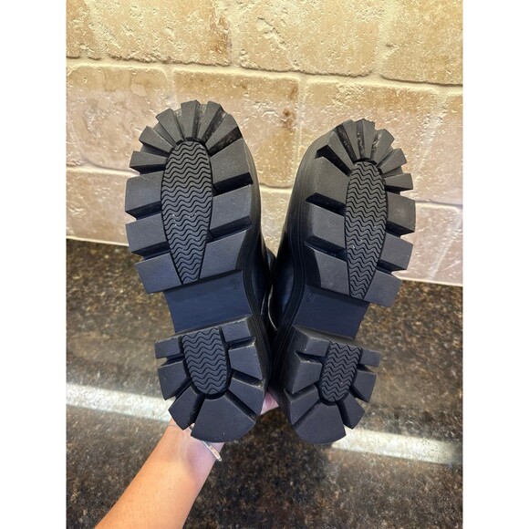 ASOS Designs Apollo Padded Black Vegan Snow Moon Boots Size 8 Women’s EUC - Picture 5 of 5